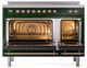 Ilve® Nostalgie II Series 48" Emerald Green Pro Style Induction Range-1