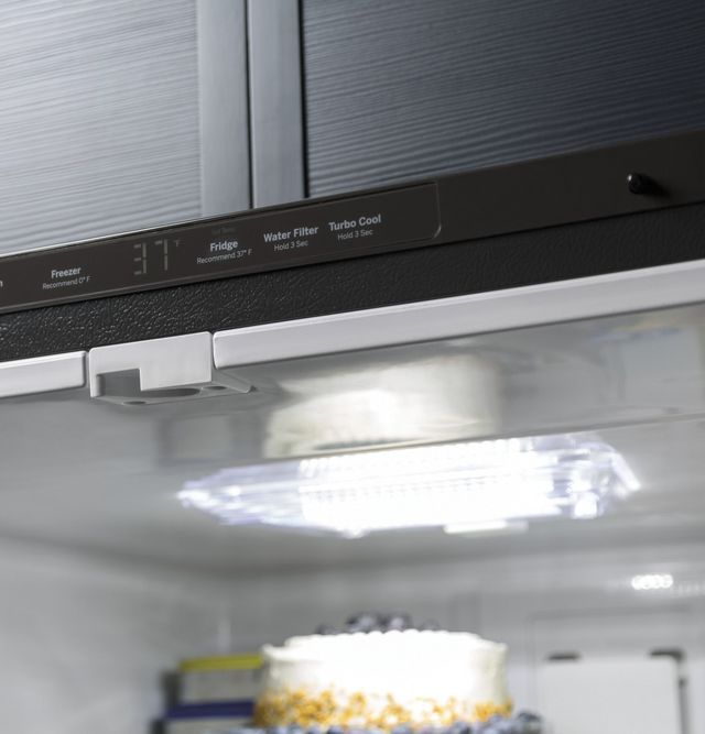 GE® 30 in. 21.0 Cu. Ft. White Bottom Freezer Refrigerator-7