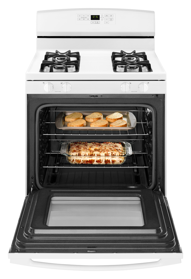 Amana® 30" White Freestanding Gas Range-2