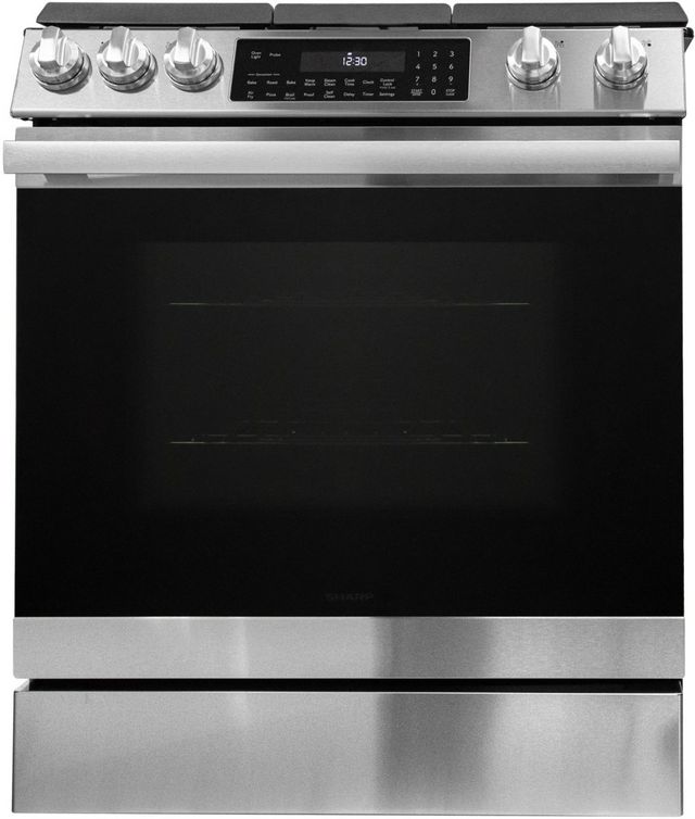 Sharp® 5 Piece Stainless Steel Kitchen Appliance Package-4