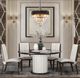 Michael Amini® Paris Chic Espresso Round Dining Table-1