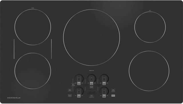 Monogram® 6 Piece Stainless Steel/Panel Ready/Black Graphite Induction Kitchen Package-3