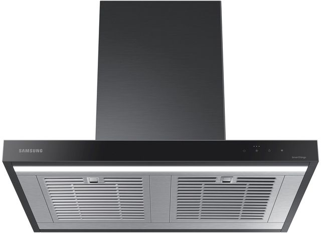 Samsung Bespoke 30" Clean Deep Charcoal Wall Mounted Range Hood-2