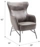 Emerald Home Franky Charcoal Accent Chair-2