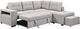 Primo™ International Marcella Light Grey Sleeper Sectional-0