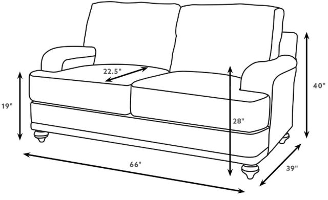 Coaster® Gwen 2-Piece Light Gray Living Room Set-3