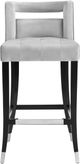 TOV Furniture Hart Grey Velvet Counter Stool-1