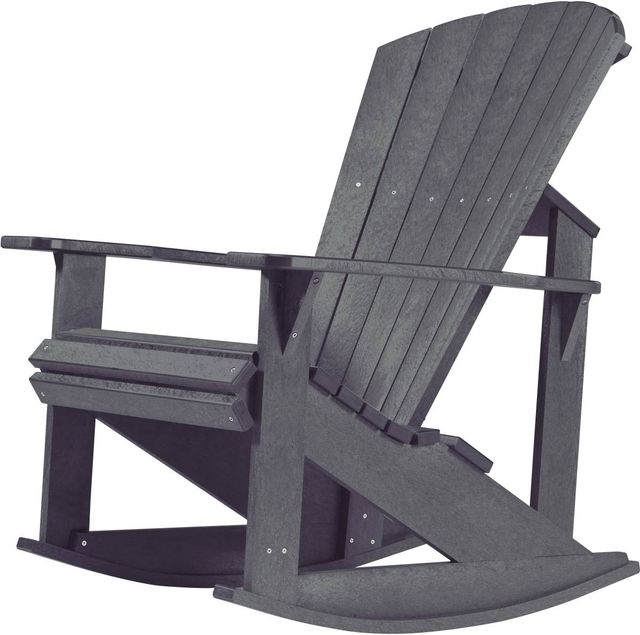 C.R. Plastic Generation Line Slate Grey Addy Rocker-1