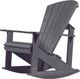 C.R. Plastic Generation Line Slate Grey Addy Rocker-1