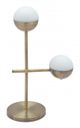 Zuo® Waterloo White/Brushed Bronze Table Lamp-2