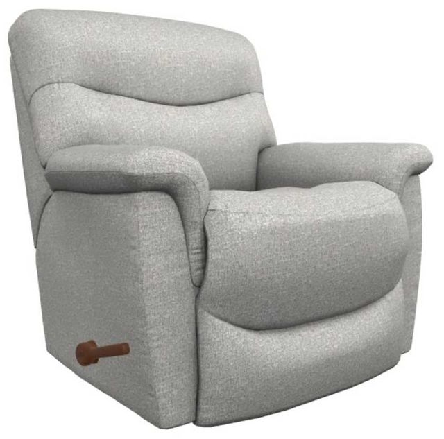 La-Z-Boy® James Dove Gray Manual Rocking Recliner-0