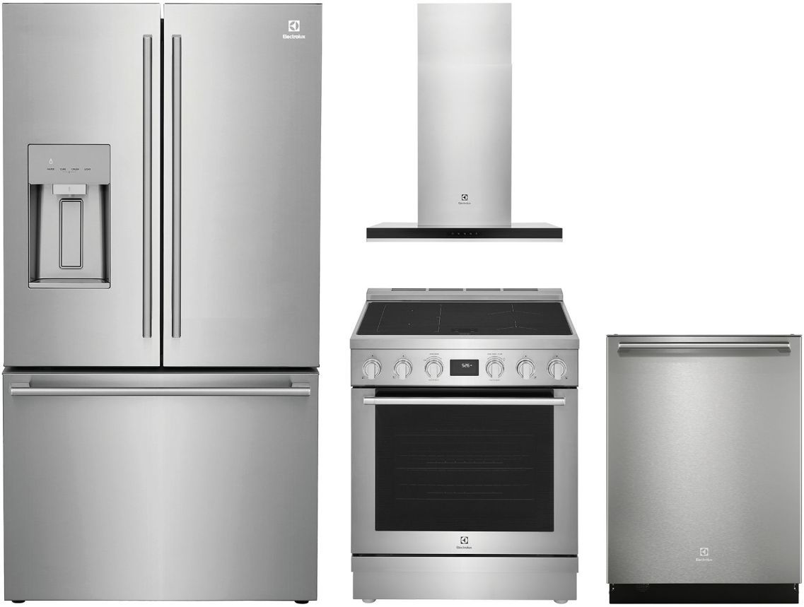 Electrolux 4 Piece Stainless Steel Kitchen Appliance Package