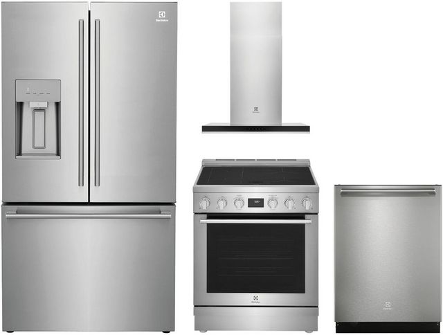 Electrolux 4 Piece Stainless Steel Kitchen Appliance Package