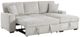 Homelegance® Marsh 2-Piece Gray Right-Arm Facing Sectional and Chaise-2