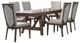 Liberty Furniture Carolina Park 7-Piece Amber Brown/Cream Trestle Dining Set-0