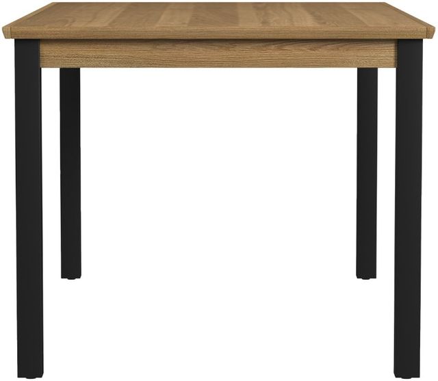 Intercon Newport Natural Oak Dining Table with Black Base-3