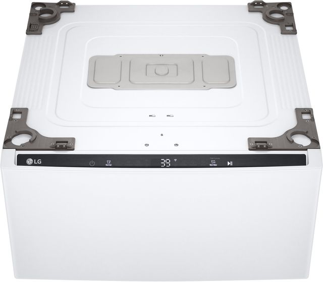 LG SideKick™ 27” W x 15" H White Pedestal Washer-0