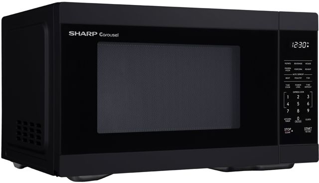Sharp® 1.1 Cu. Ft. Black Countertop Microwave-2