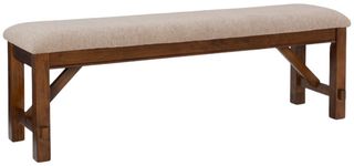 Powell® Kraven Dark Hazelnut Dining Bench