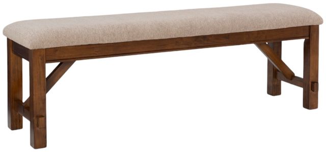 Powell® Kraven Dark Hazelnut Dining Bench-0