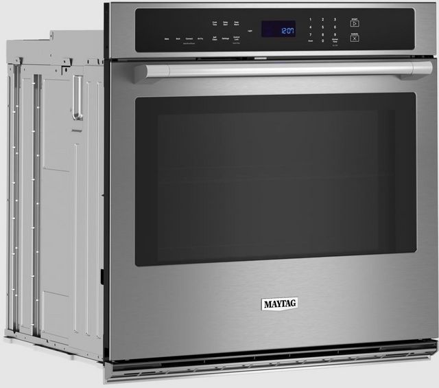 Maytag® 30" Fingerprint Resistant Stainless Steel Single Electric Wall Oven with Air Fryer-1