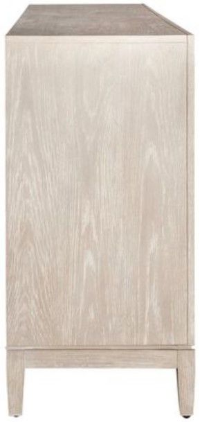 Liberty Furniture Kinsley Silver Champagne/Washed Taupe 78" Accent Cabinet-3