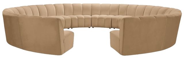 Meridian Furniture Infinity 12-Piece Camel Modular Sectional-1