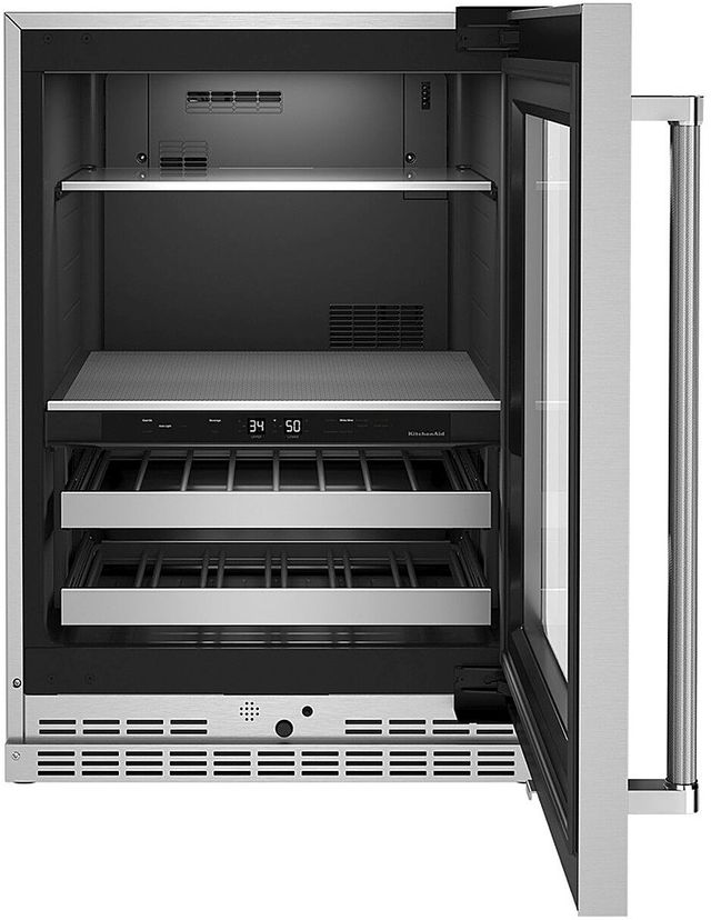 KitchenAid® 4.9 Cu. Ft. Stainless Steel Wine Cooler-1