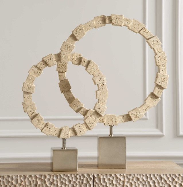 Uttermost® Ivory Fusion 2-Piece Rings Set-1