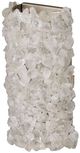 Currey & Company Iconoclast Silver/White Wall Sconce-3