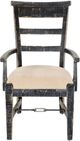 Sunny Designs™ Marina Black Sand Arm Chair-2
