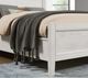 Flexsteel® Arlington Rustic White King Panel Bed-4