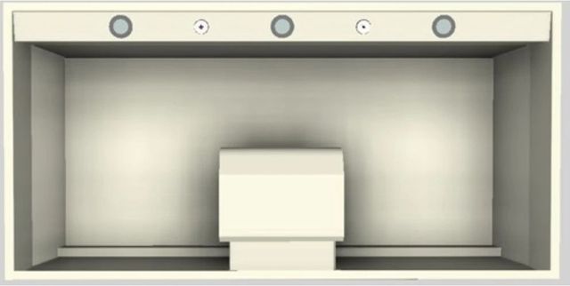 Vent-A-Hood® Designer Series 48" Biscuit Wall Mounted Range Hood-3