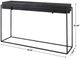 Uttermost® Telone Antique Black Console Table with Aged Black Base-2