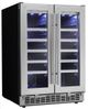 Silhouette® Napa 24” Stainless Steel Wine Cooler-2