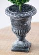 A & B Home Green Round Faux Topiary in Black Pot-2
