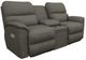 La-Z-Boy® Brooks Gray Power Reclining Loveseat with Console, Headrest, and Lumbar-0