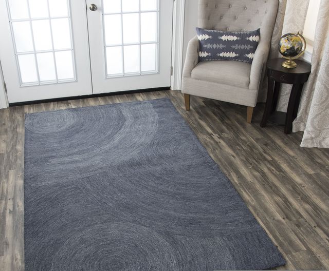 Rizzy Home Brindleton Blue/Gray 2'6" x 8' Runner Rug-2