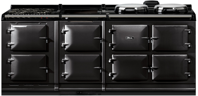 AGA™ Classic R7 210 83" Black Pro Style Dual Fuel Range-0