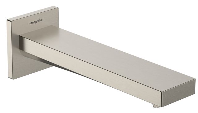 Hansgrohe Tecturis E Brushed Nickel Tub Spout-0