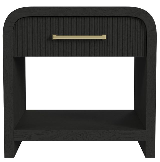 Elements International Ridgemont Black End Table-3
