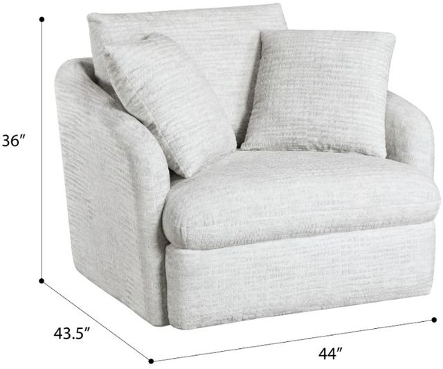 Emerald Home Ritchie Light Gray Swivel Accent Chair-2