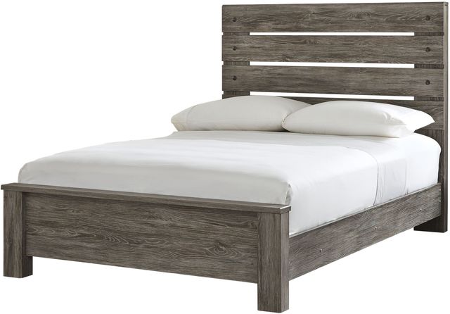 Signature Design by Ashley® Cazenfeld 2-Piece Black/Gray Full Panel Bed Set-1