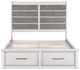 Homelegance® Ambrose Antique Gray/Antique White King Storage Platform Bed-4