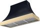 AGA Cascade 48" Gloss Black Wall Mounted Range Hood  with Polished Brass Trim-0