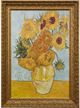 Stylecraft Van Gogh Sunflowers III Green/Light Blue/Orange/Red/Yellow Wall Art-0
