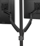 Chief® Kontour™ Black K2P Dual Monitor Pole Mount Articulating Arms-1