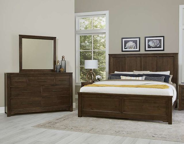 Artisan & Post by Vaughan-Bassett Crafted Cherry Bedroom by Ben & Erin Napier Dark Queen Panel Bed-1