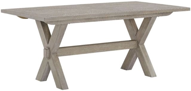 Riverside Furniture Bennett Frosted Gray Rectangle Dining Table-0