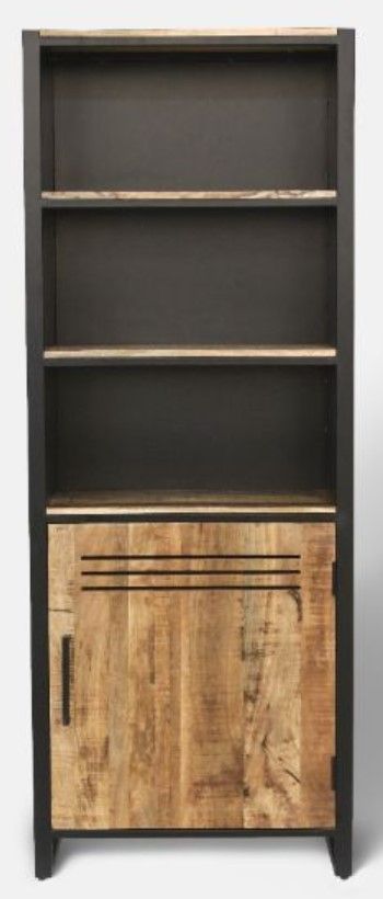 Jaipur Furniture Frais Black Bookcase-1